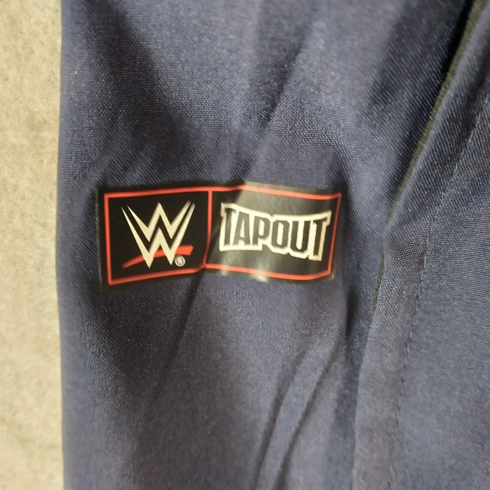 Tapout shorts men's medium blue‎ Dri-Fit Flex stretch Comfort waist sports gym